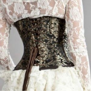 STEAMPUNK burleska corset